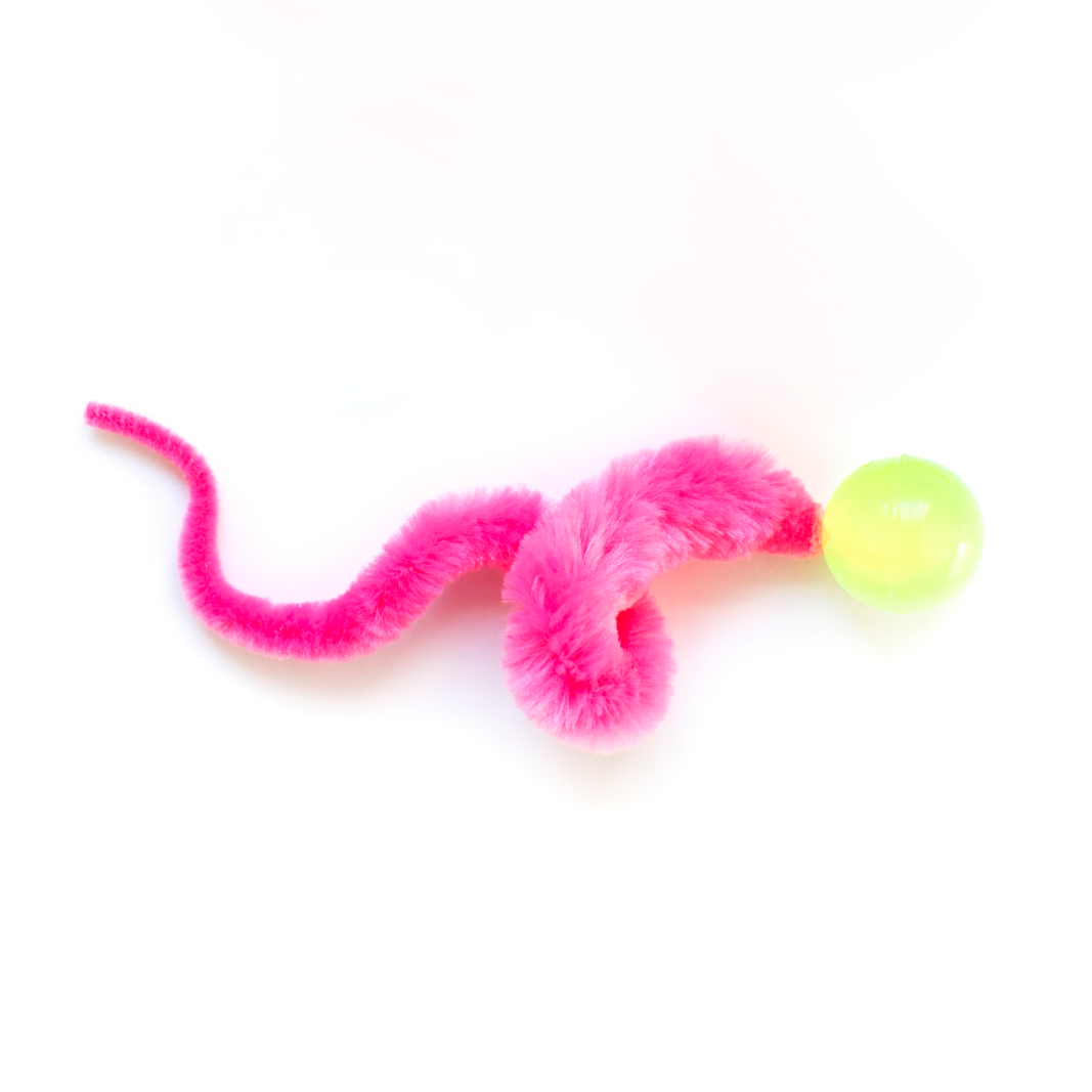 Dailypets Glow Cat Ball Toy with Catnip Tail Set