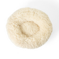 Dailypets Plush Sheep Faux Fur Donut Pet Bed