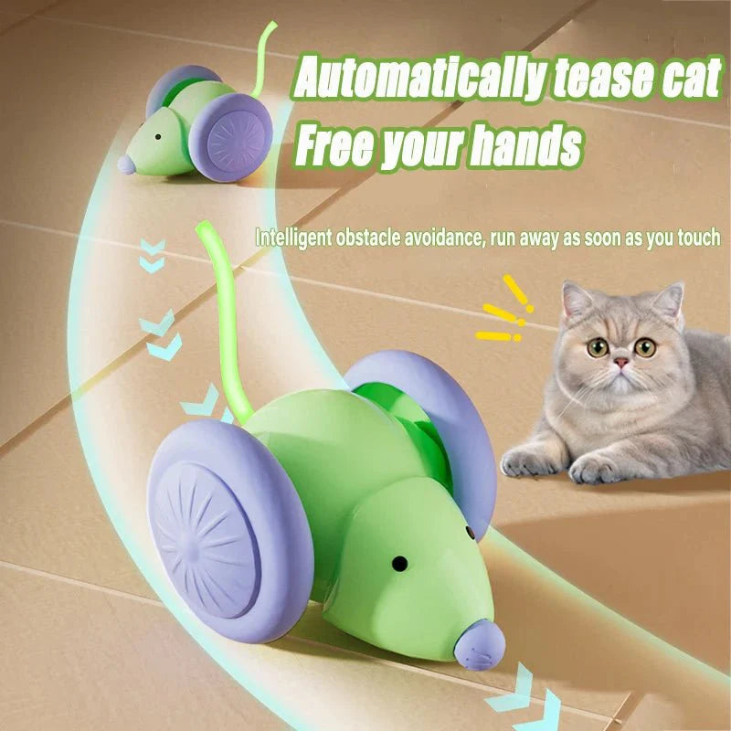 Dailypets Rechargeable Electronic Mouse Toy for Cats with Smart Interactive Motion Play
