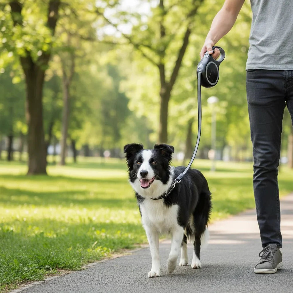 Dailypets Retractable Dog Leash with One-Touch Brake for Dogs Up to 50 kg