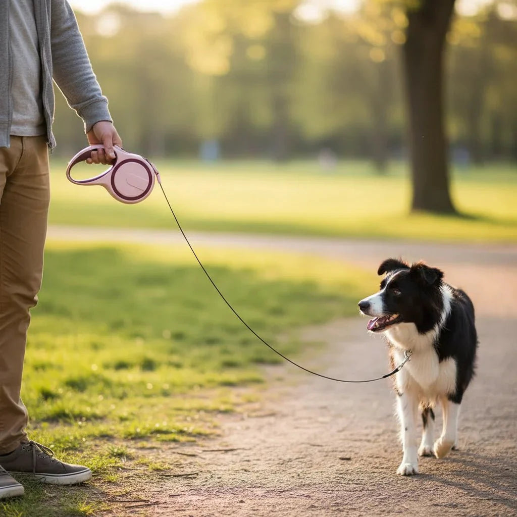 Dailypets Retractable Dog Leash with One-Touch Brake for Dogs Up to 50 kg