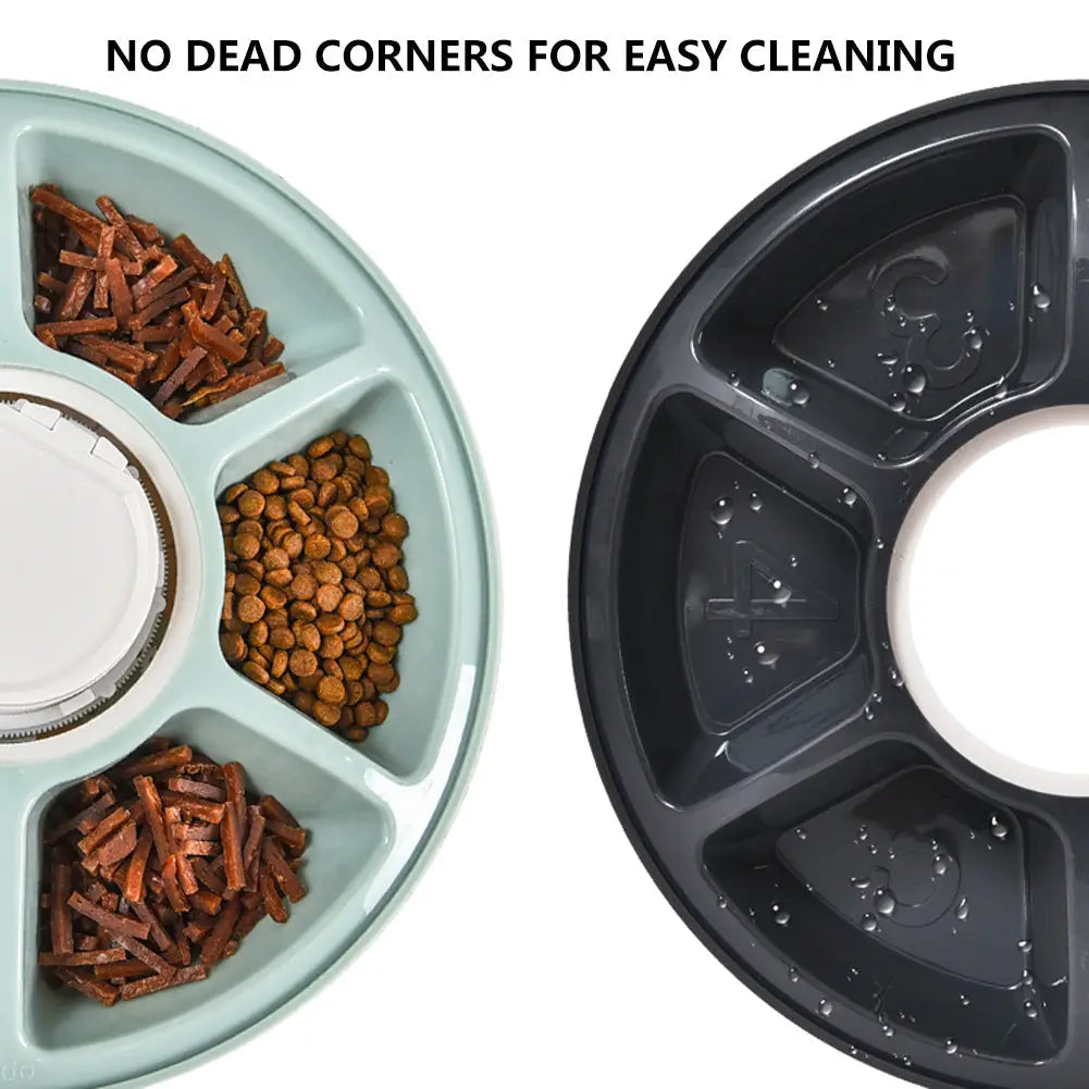 Dailypets Electronic Pet Feeder 6 Meal Rotating Food Tray Timer