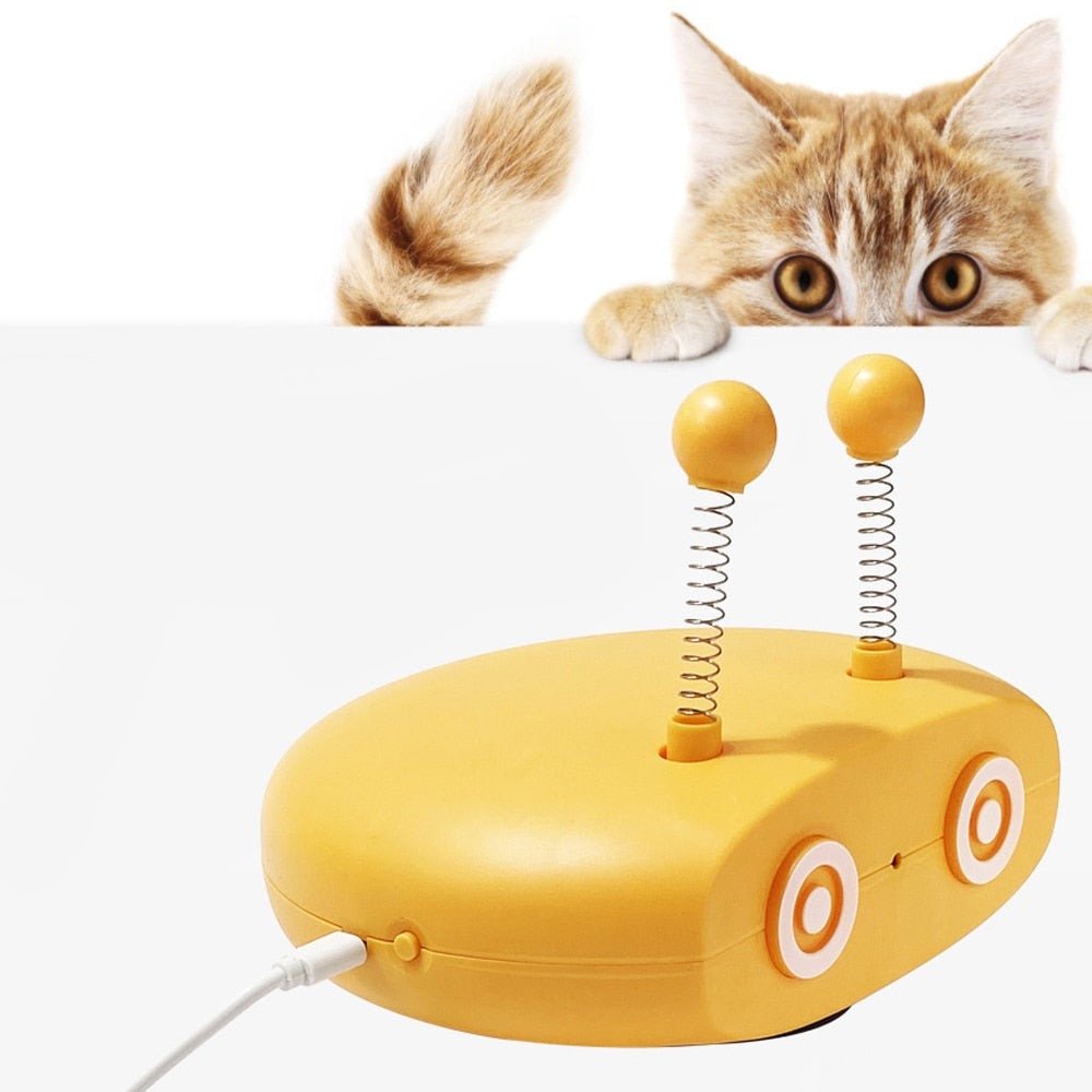 Dailypets Interactive Robotic Cat Toy – Automatic Laser, Bird Sounds & USB Rechargeable