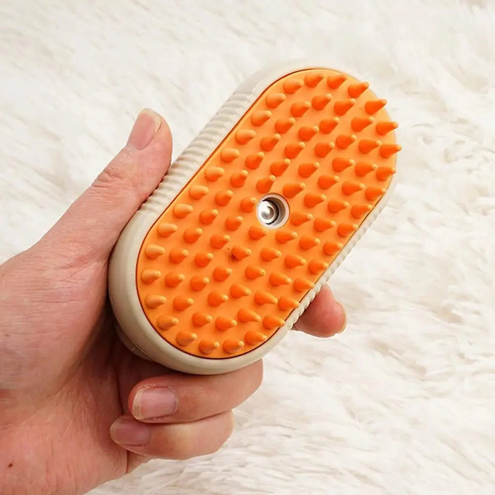 Dailypets Rechargeable 3-in-1 Pet Grooming Brush with Steam Mist for Dogs and Cats