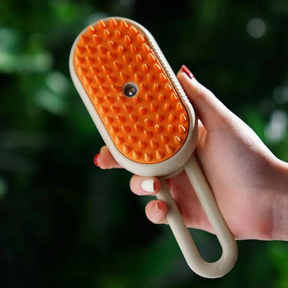 Dailypets Rechargeable 3-in-1 Pet Grooming Brush with Steam Mist for Dogs and Cats