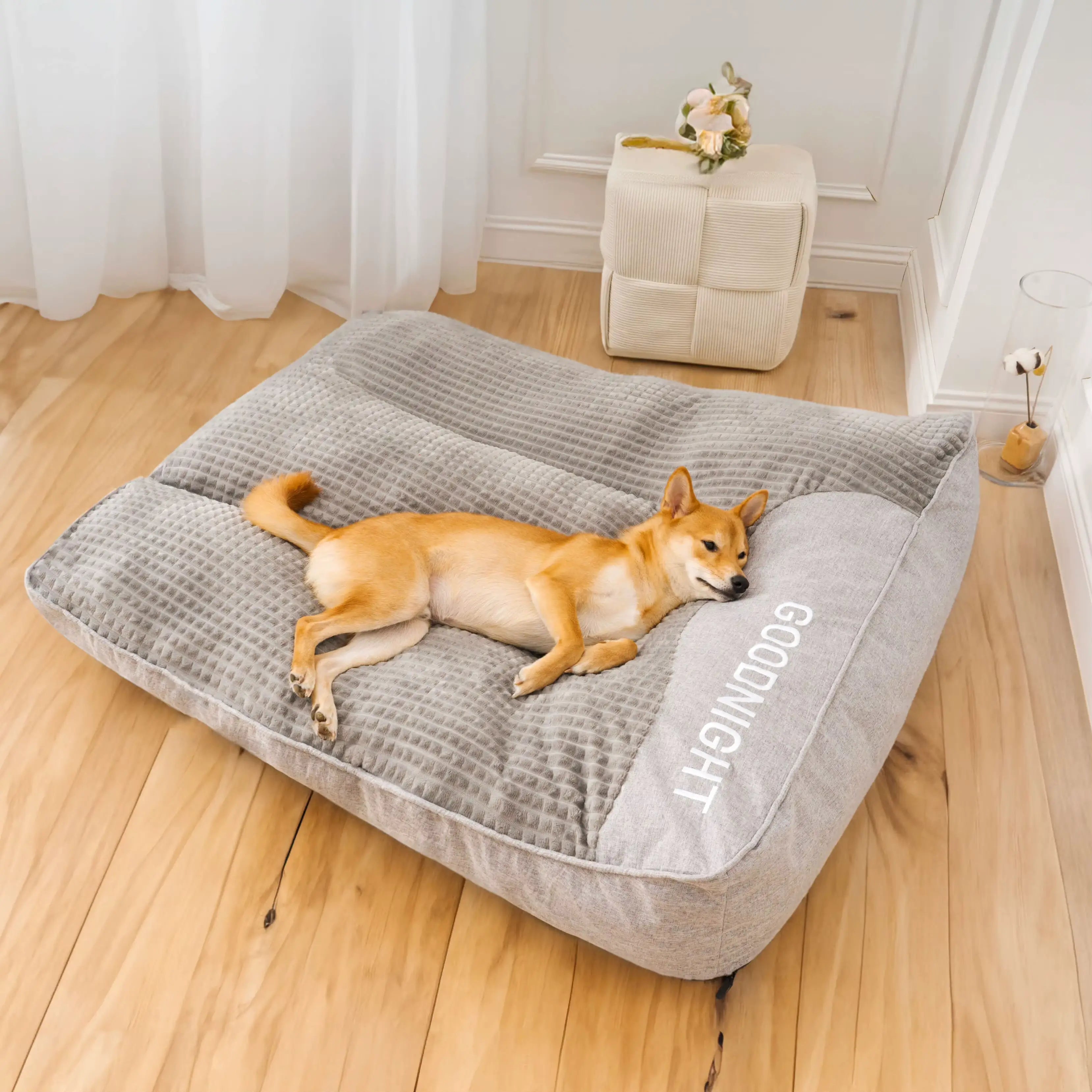 Dailypets Calming Pet Mattress, Soft Dog Cushion Bed for Indoor Use