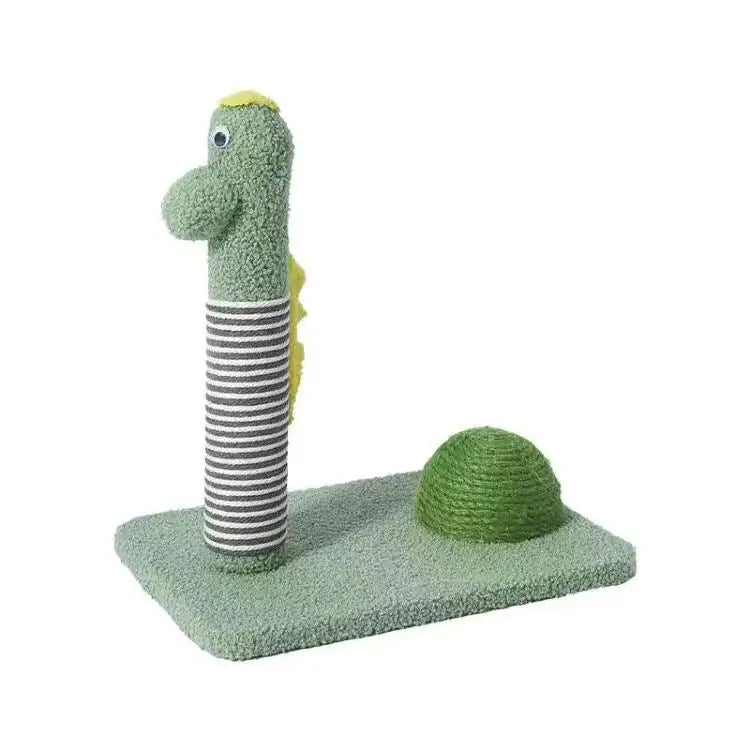 Dailypets Compact Cat Scratcher Toy with Tunnel Bed