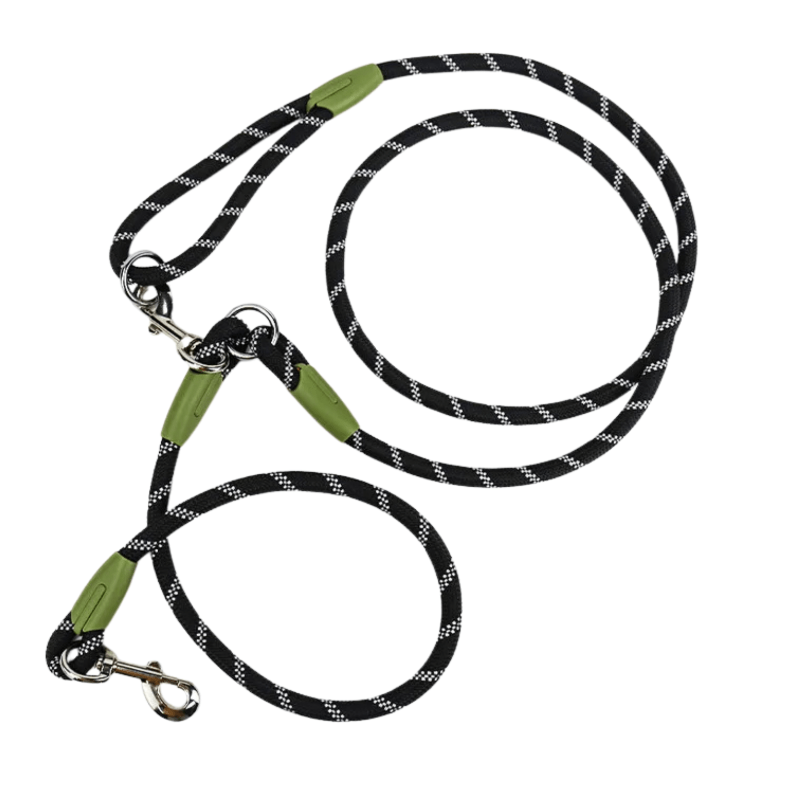 Dailypets Reflective Hands-Free Dog Leash with Bite-Resistant Chain for Running & Walking