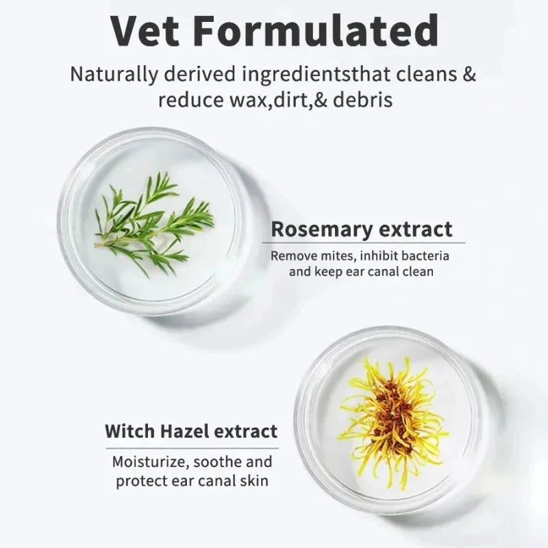 Dailypets Pet Ear Cleaning Wipes with Finger Design for Dogs and Cats Daily Care