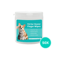 Dailypets Pet Ear Cleaning Wipes with Finger Design for Dogs and Cats Daily Care