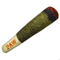 Dailypets Plush Cigar Dog Toy with Squeaker for Chewing & Play