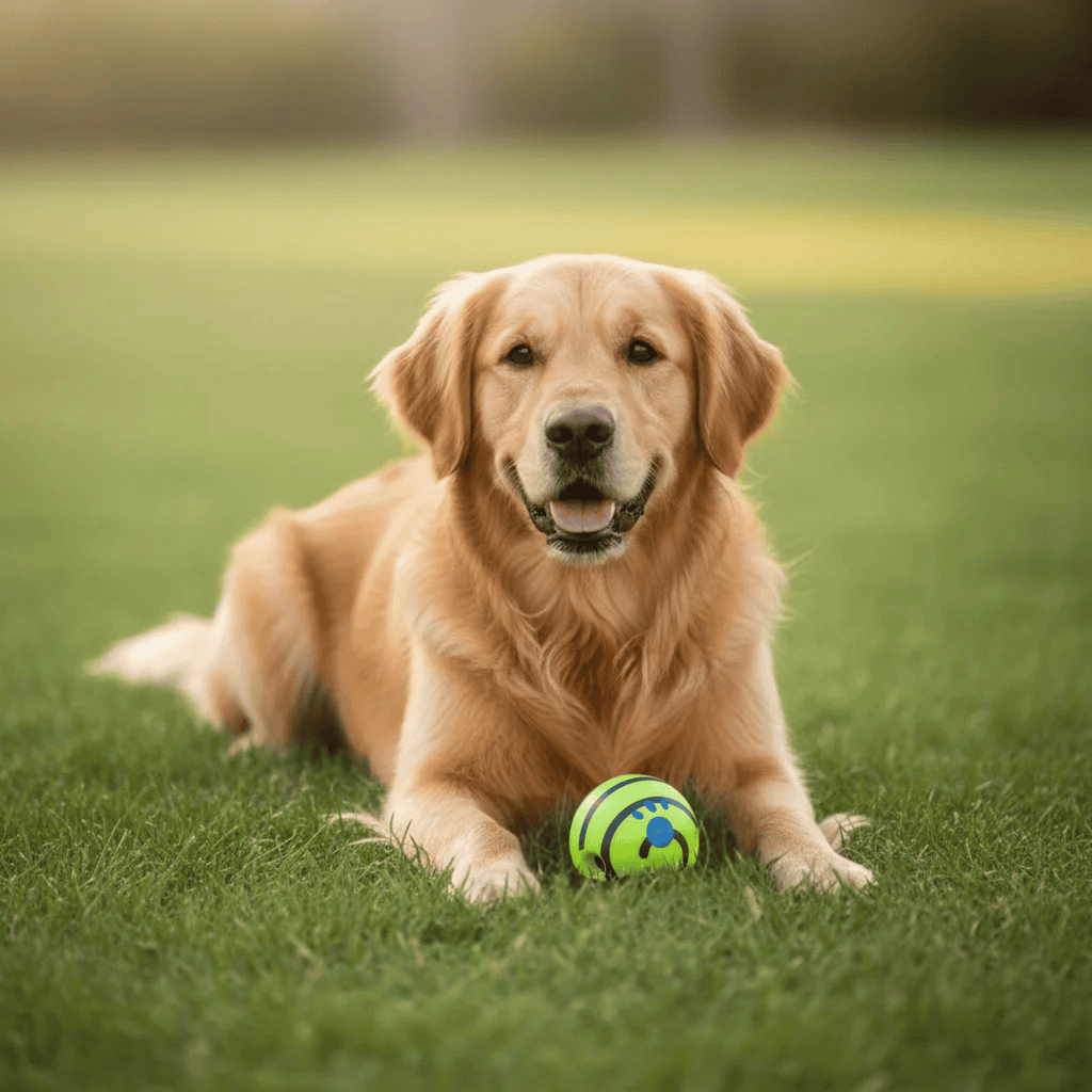 Dailypets Interactive Sound Ball for Dogs – Battery-Free Rolling Dog Toy