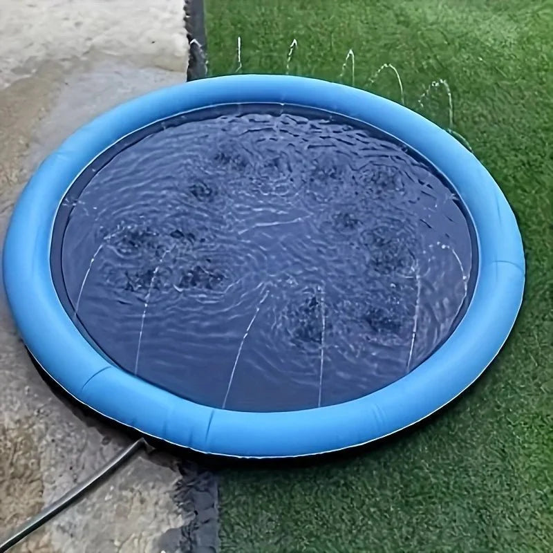 Dailypets Splash Pad for Dogs – Durable Outdoor Cooling Water Mat