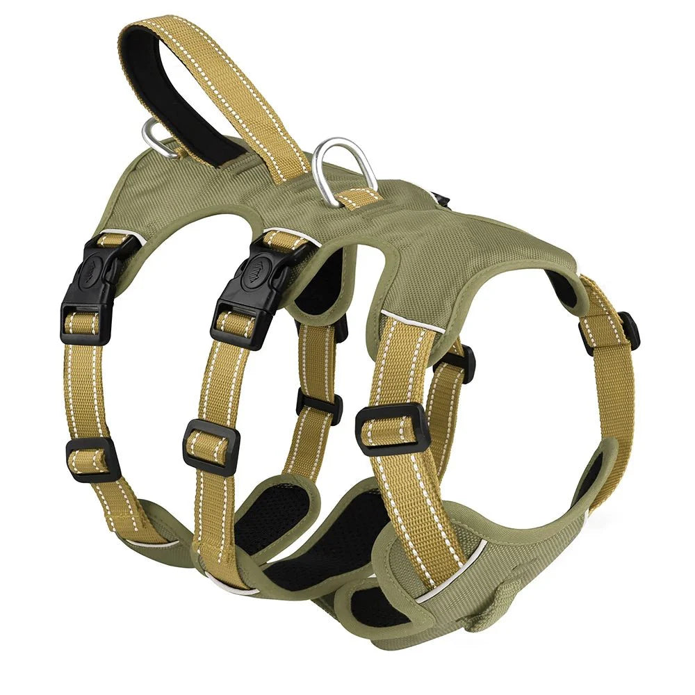 Dailypets Heavy Duty Dog Harness with Soft Padding and Reflective Adjustable Design