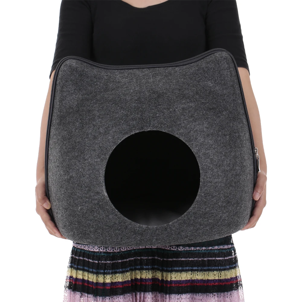 Dailypets Cat Ear Hideout – Soft Felt Sleeping Cave
