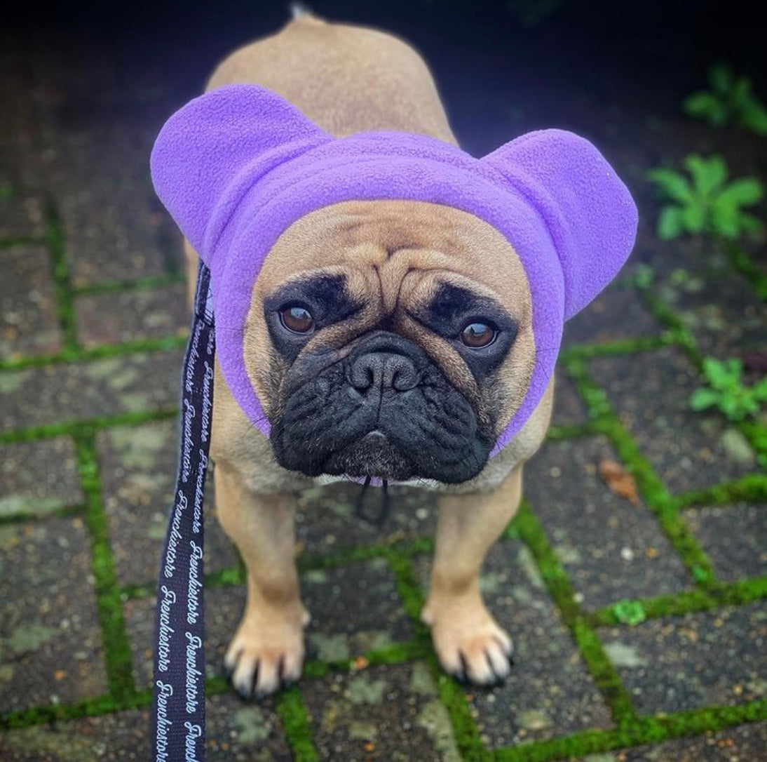 Dailypets Dog Ear Warmers Purple Soft Hood