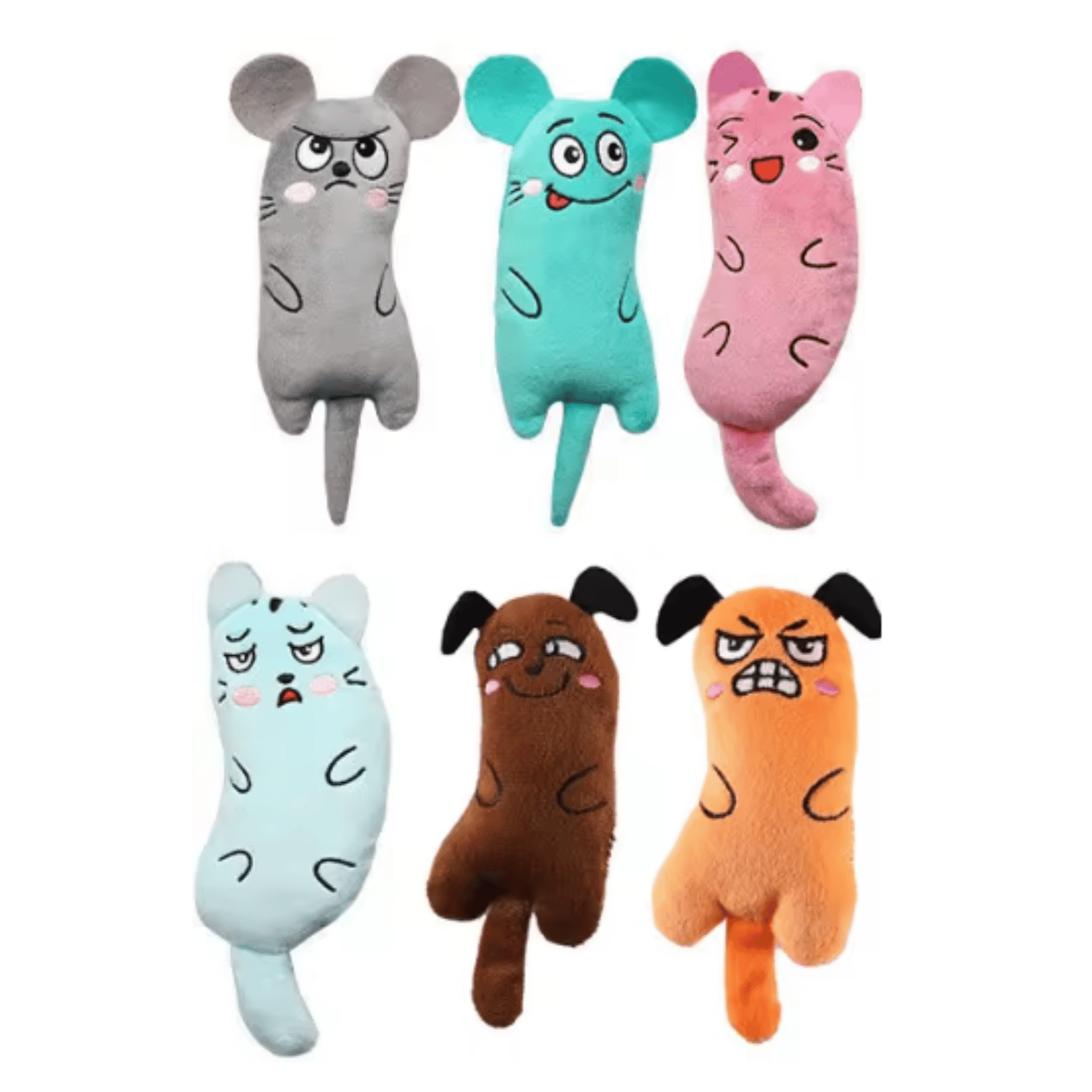 Dailypets Catnip Plush Toy for Cats with Soft Interactive Chew & Cuddle Design