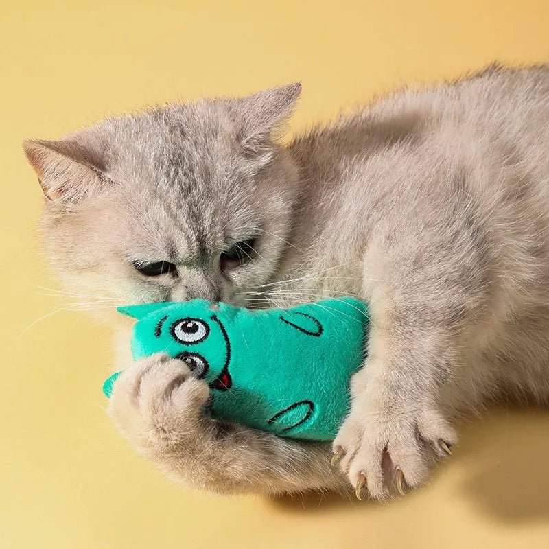 Dailypets Catnip Plush Toy for Cats with Soft Interactive Chew & Cuddle Design