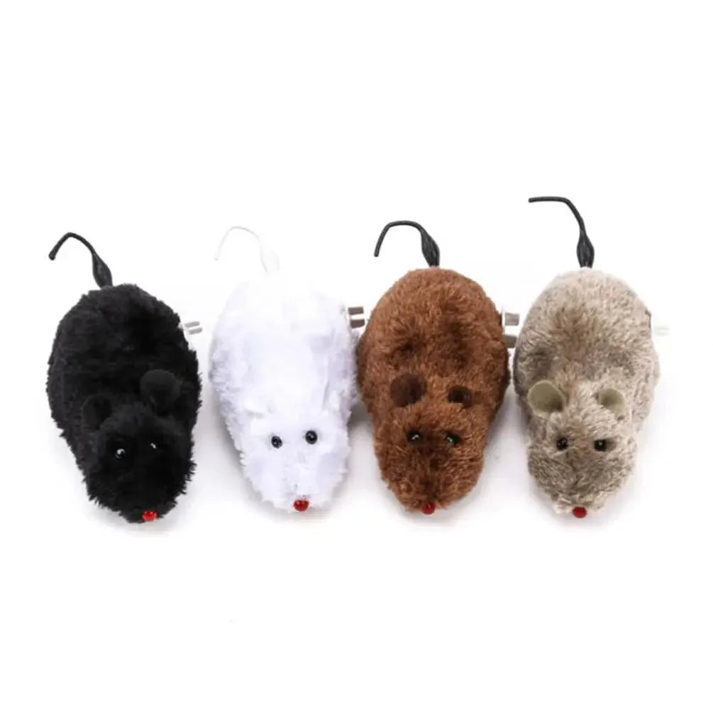 Dailypets Wind-Up Mouse Toy for Cats with Realistic Motion & Battery-Free Play Fun