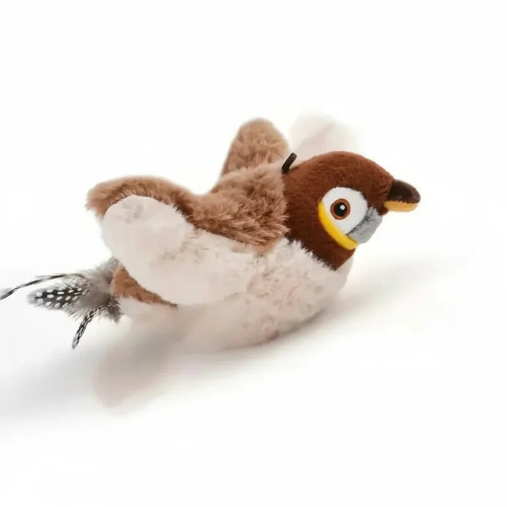 Dailypets Interactive Bird Toy for Cats with Flapping Wings, Sound & Motion Play
