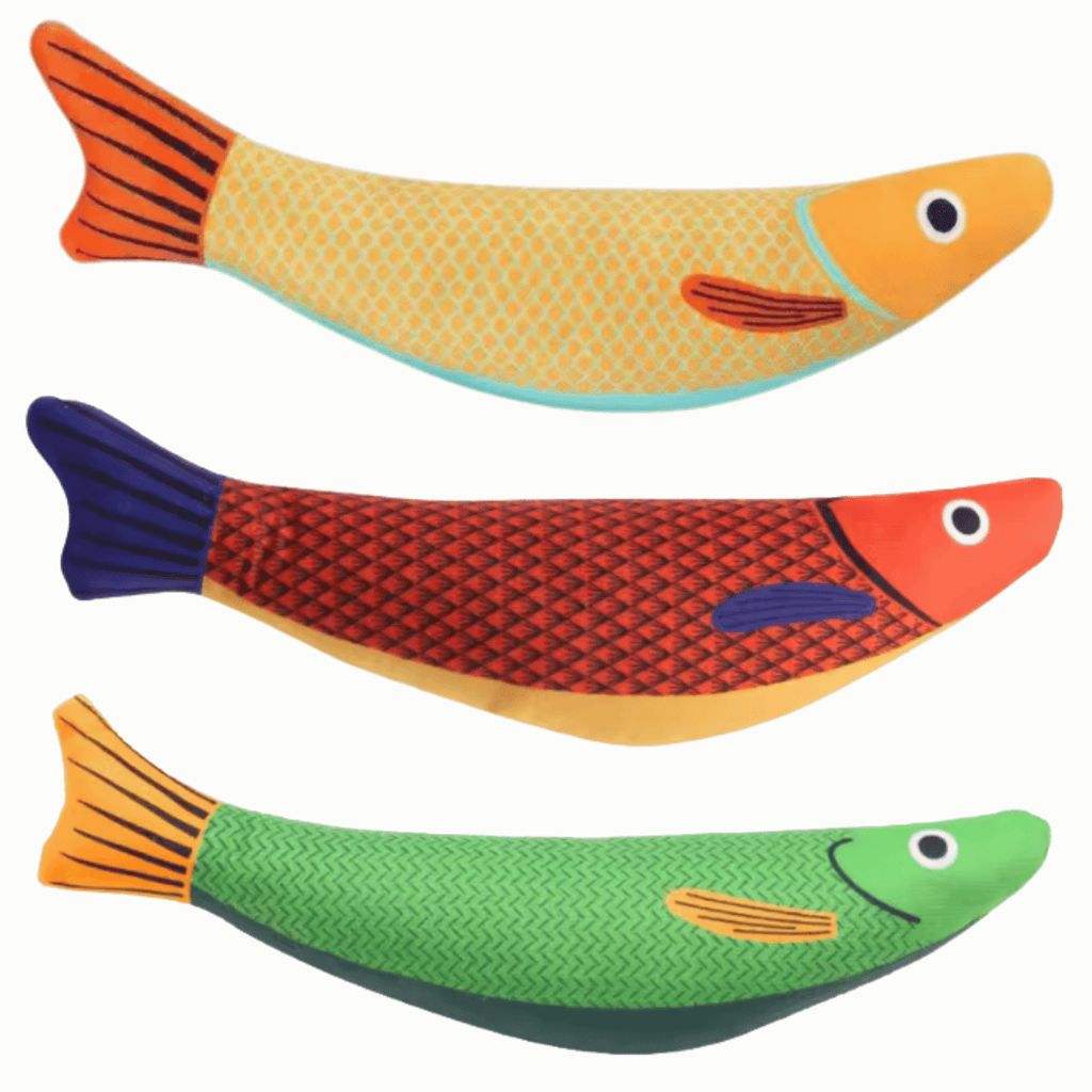 Dailypets Catnip Fish Toy for Cats with Plush Design & Interactive Chewing Fun Daily