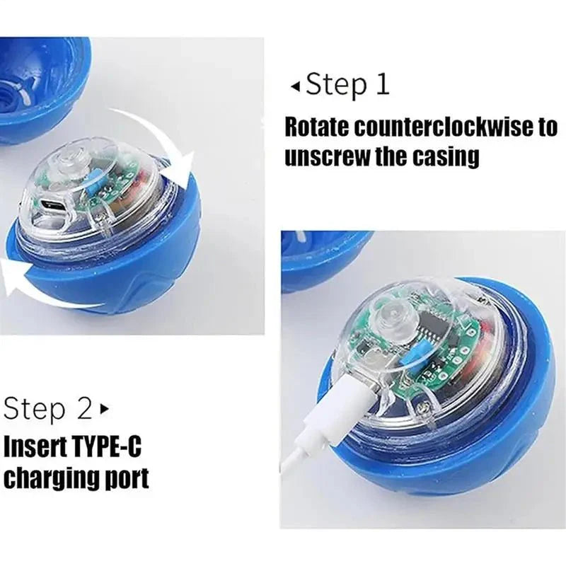 Dailypets Smart Rolling Ball for Pets with Touch Activation and Rechargeable Design