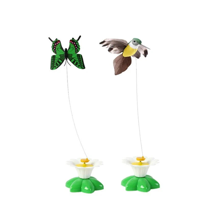 Dailypets Interactive Cat Flying Toy, ABS Butterfly Bird Chase Teaser