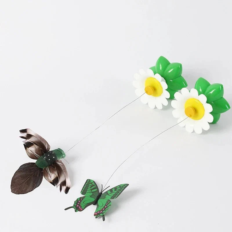 Dailypets Interactive Cat Flying Toy, ABS Butterfly Bird Chase Teaser