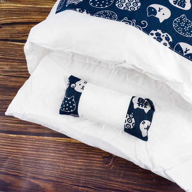 Dailypets Cozy Futon Cat Nest – Soft Washable Sleeping Bed