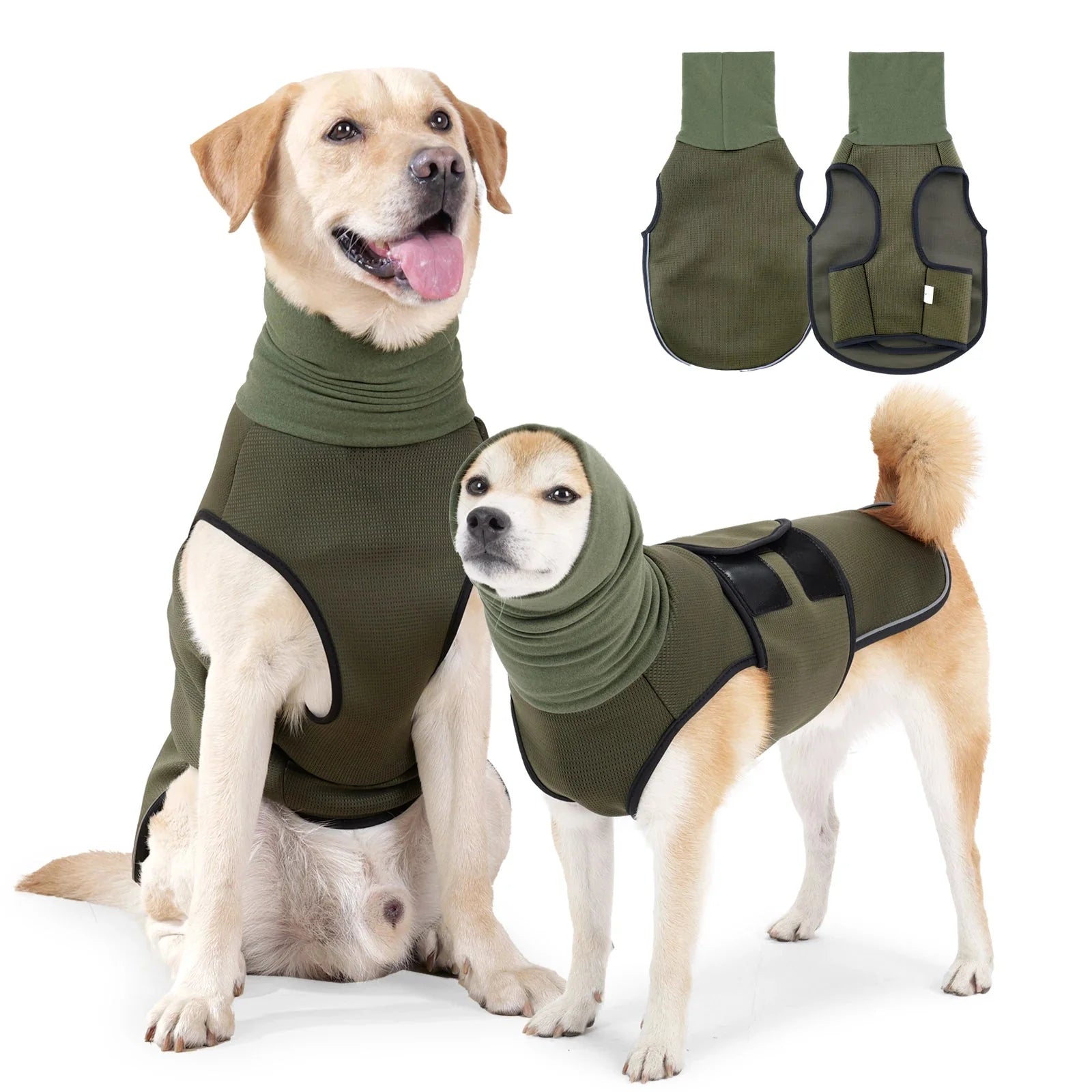 Dailypets Calming Dog Anxiety Vest with Adjustable Compression Fit for Everyday Comfort