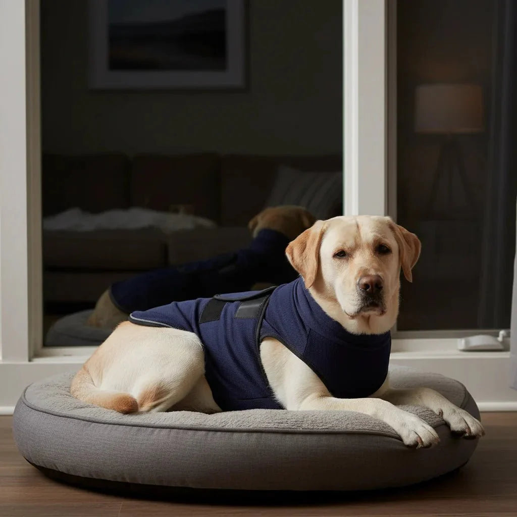 Dailypets Calming Dog Anxiety Vest with Adjustable Compression Fit for Everyday Comfort