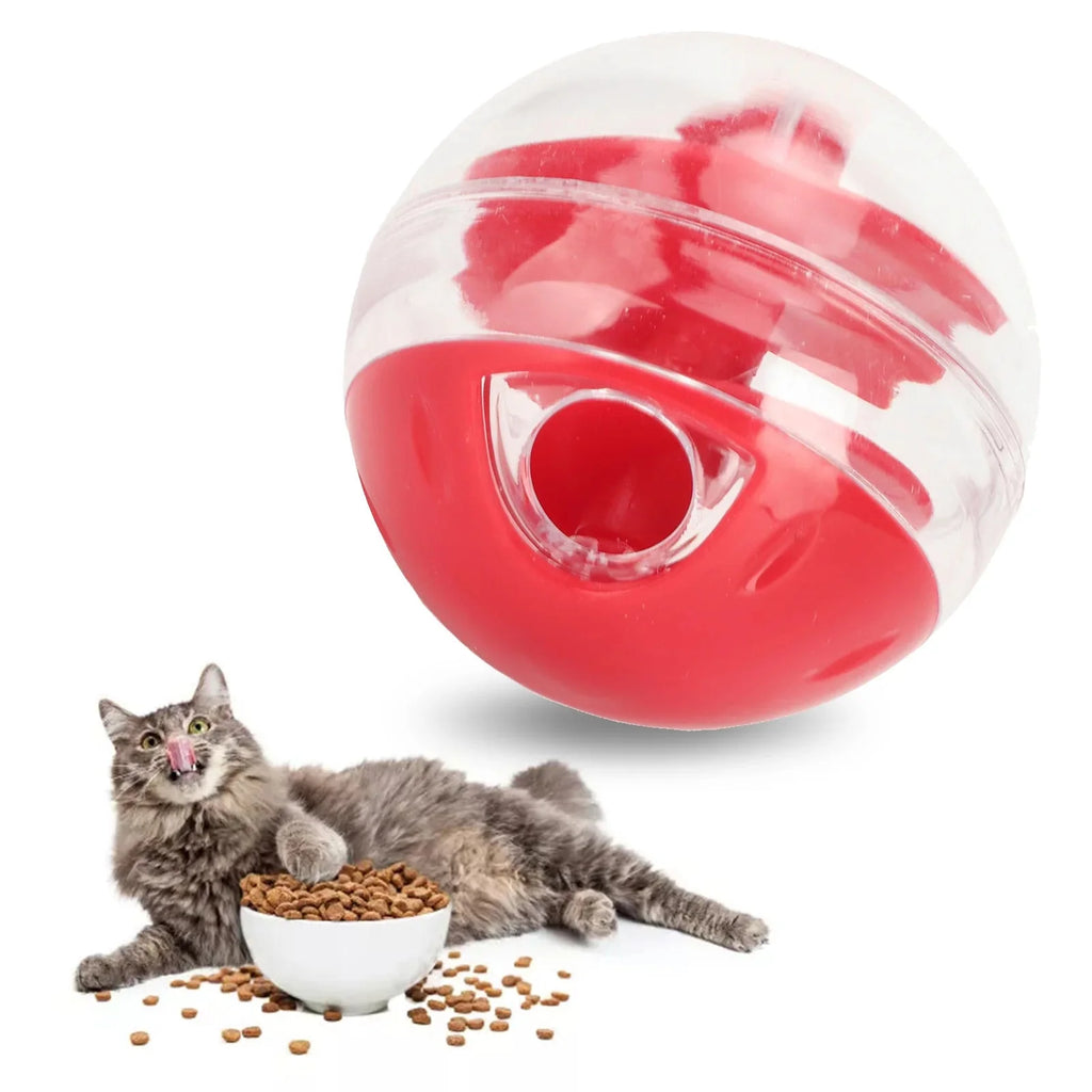 Dailypets Interactive Treat Dispensing Ball for Cats with Adjustable Slow Feeding Puzzle