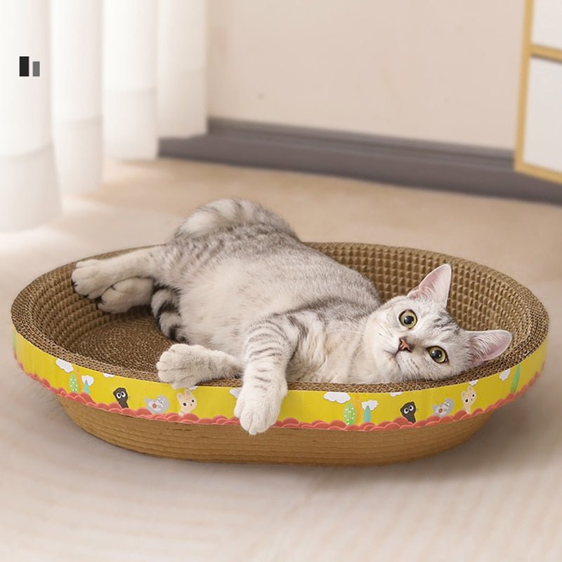 Dailypets Cat Scratch Nest – Cozy Cardboard Play & Rest Spot