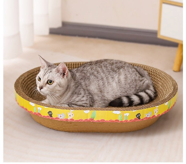 Dailypets Cat Scratch Nest – Cozy Cardboard Play & Rest Spot