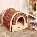 Dailypets Plush Kennel Cat Cove – Comfortable Indoor Cat House