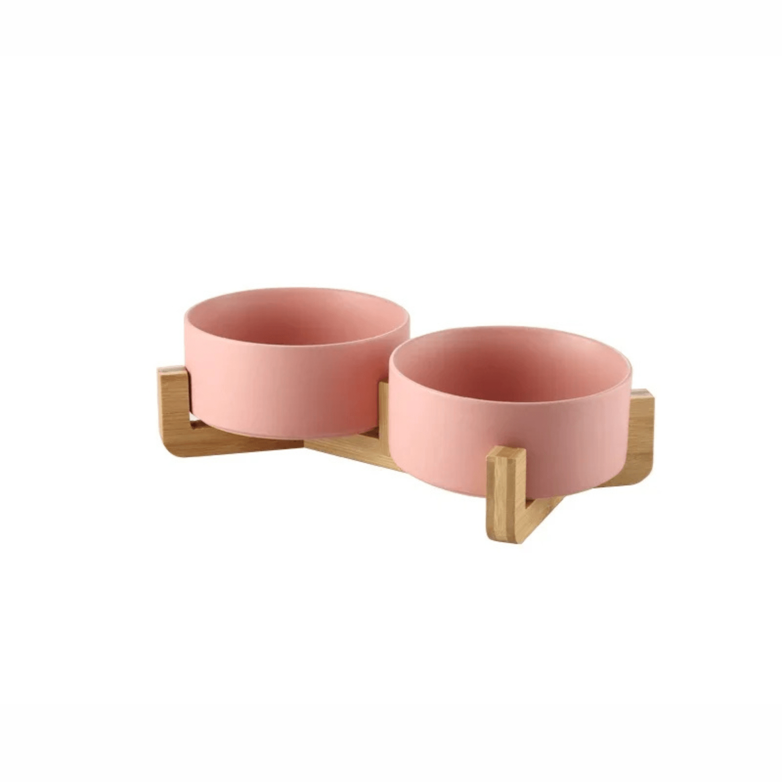 Dailypets Elevated Ceramic Pet Bowl Set of 2 with Stable Base for Food and Water Daily