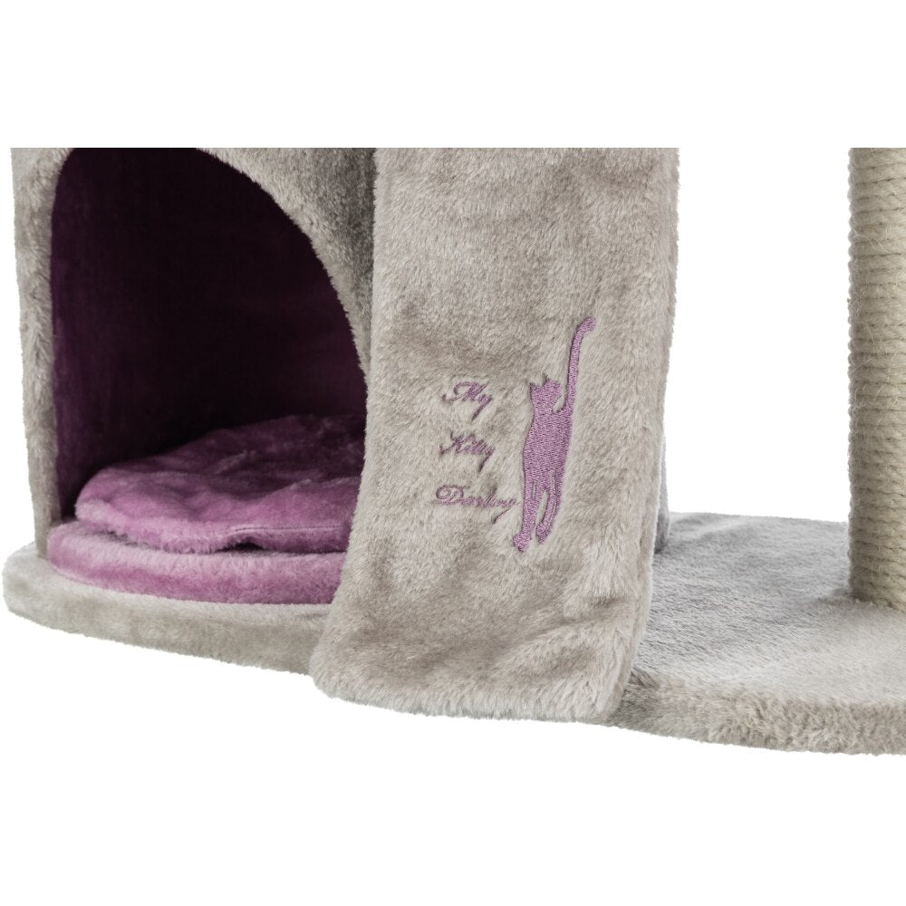 Dailypets Castle Cat Tree – Multi-Level Cat Tower with Condo, Princess House & Plush Perch