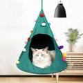 Dailypets Christmas Cat Nest Hammock – Cozy Hanging Bed for Winter Comfort & Play