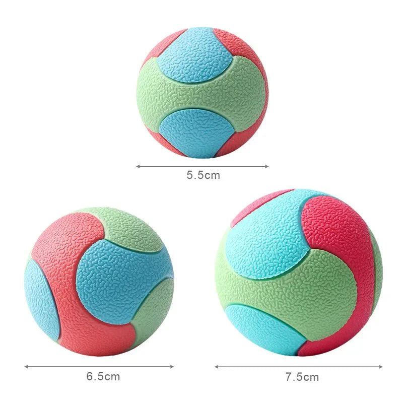 Dailypets Durable Rubber Chew Ball for Dogs with Dental Cleaning Texture