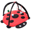 Dailypets Ladybug Cat Bed Mat with Arch Toy Frame