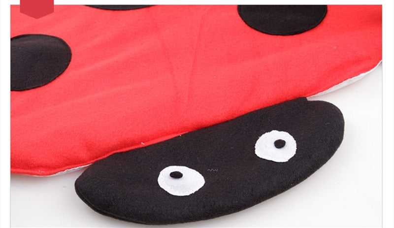 Dailypets Ladybug Cat Bed Mat with Arch Toy Frame