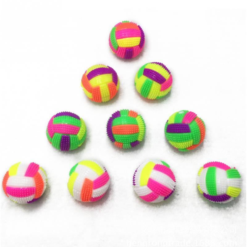 Dailypets Dog Squeak Ball, Color LED Bouncy Toy for Daily Pet Care