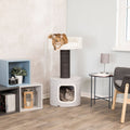 Dailypets Luxury Carpeted Cat Tree – Plush Cat Tower with Cozy Condo, Bed & Sisal Scratching Post