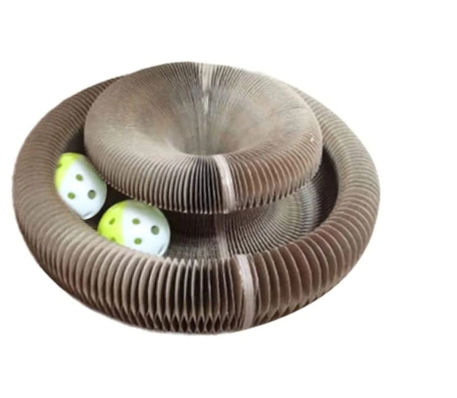 Dailypets Organ Style Cat Lounge – Foldable Scratch Board & Interactive Toy