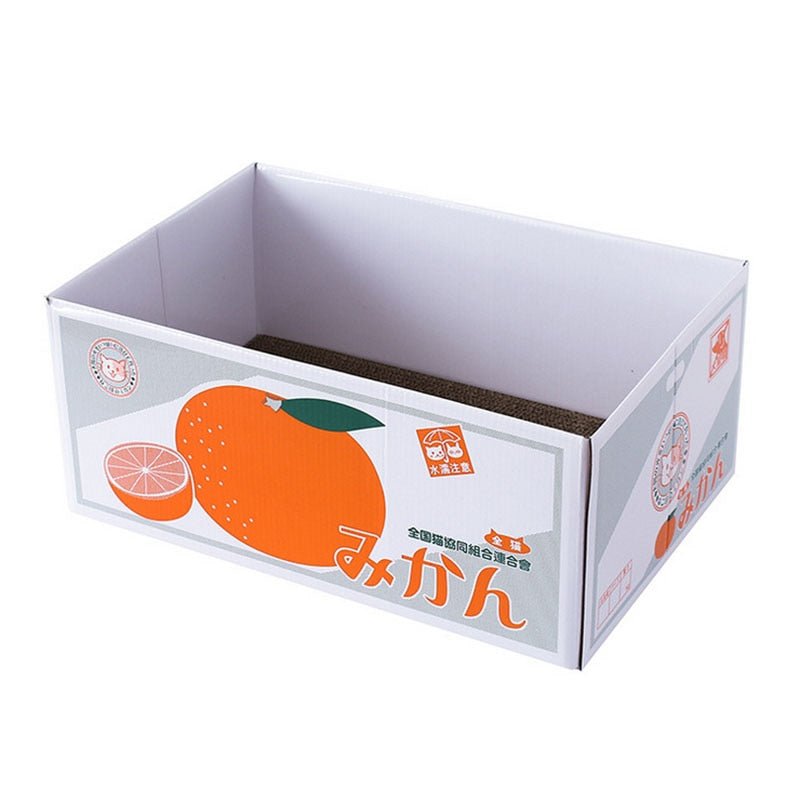 Dailypets Cozy Cat Box with Built-In Scratching Pad