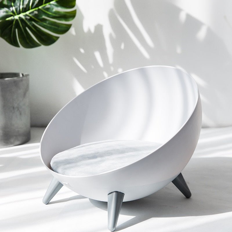 Dailypets Elevated Nordic Cat Nest – Cozy Modern Cat Bed