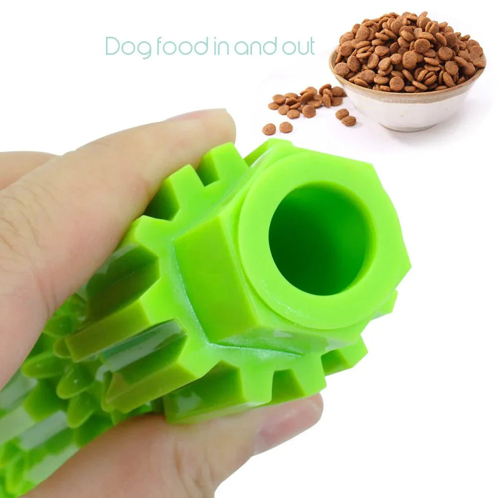 Dailypets Tough Rubber Chew Toy with Treat Dispenser for Dogs