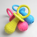 Dailypets Dog Squeaky Chew Toy, Textured Pacifier