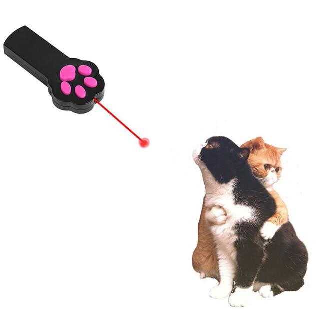 Dailypets Paw Shaped Laser Toy, Red Dot Cat Teaser for Active Play