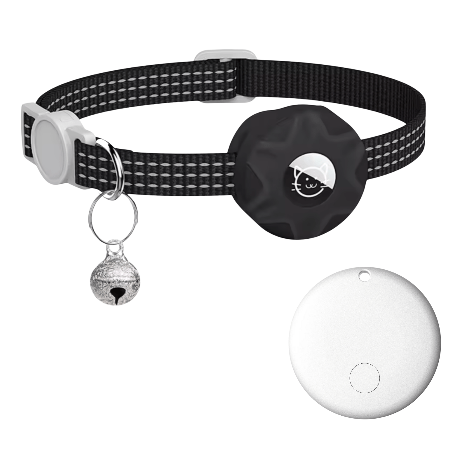 Dailypets Smart Pet Tracker and Reflective Collar Set for Cats Using Android Find My Device
